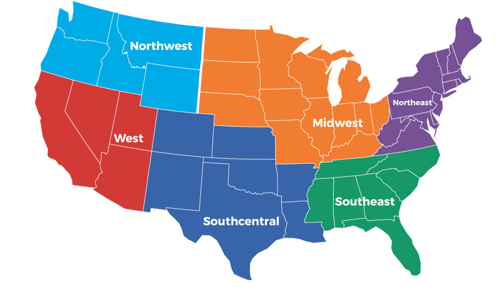 The Ruskin Group Regions